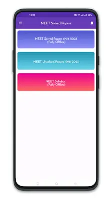 NEET Solved Papers android App screenshot 6